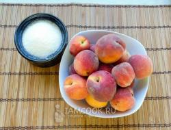 Варенье из персиков на зиму: простой рецепт с фото
